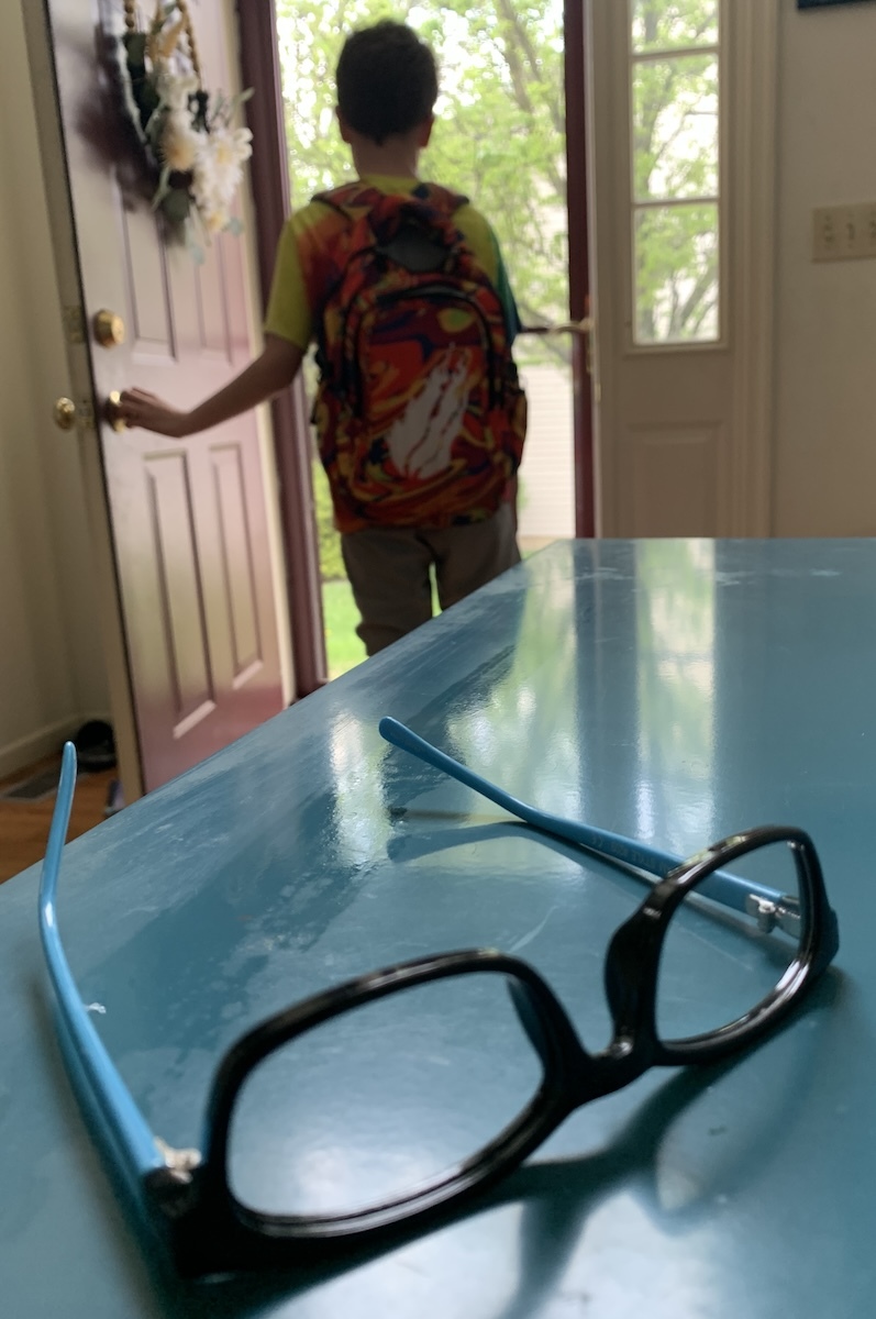 My child keeps forgetting his glasses